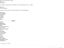 Tablet Screenshot of offers.futuresmag.com